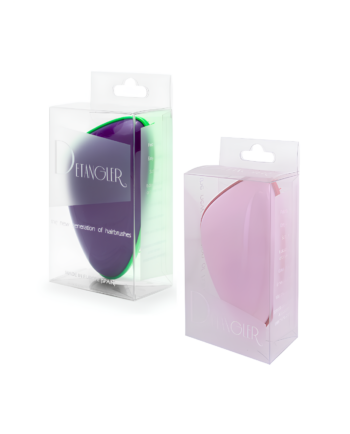 Spazzola districante colorata, spazzola per capelli, antirottura, idea regalo, natale, box, kit