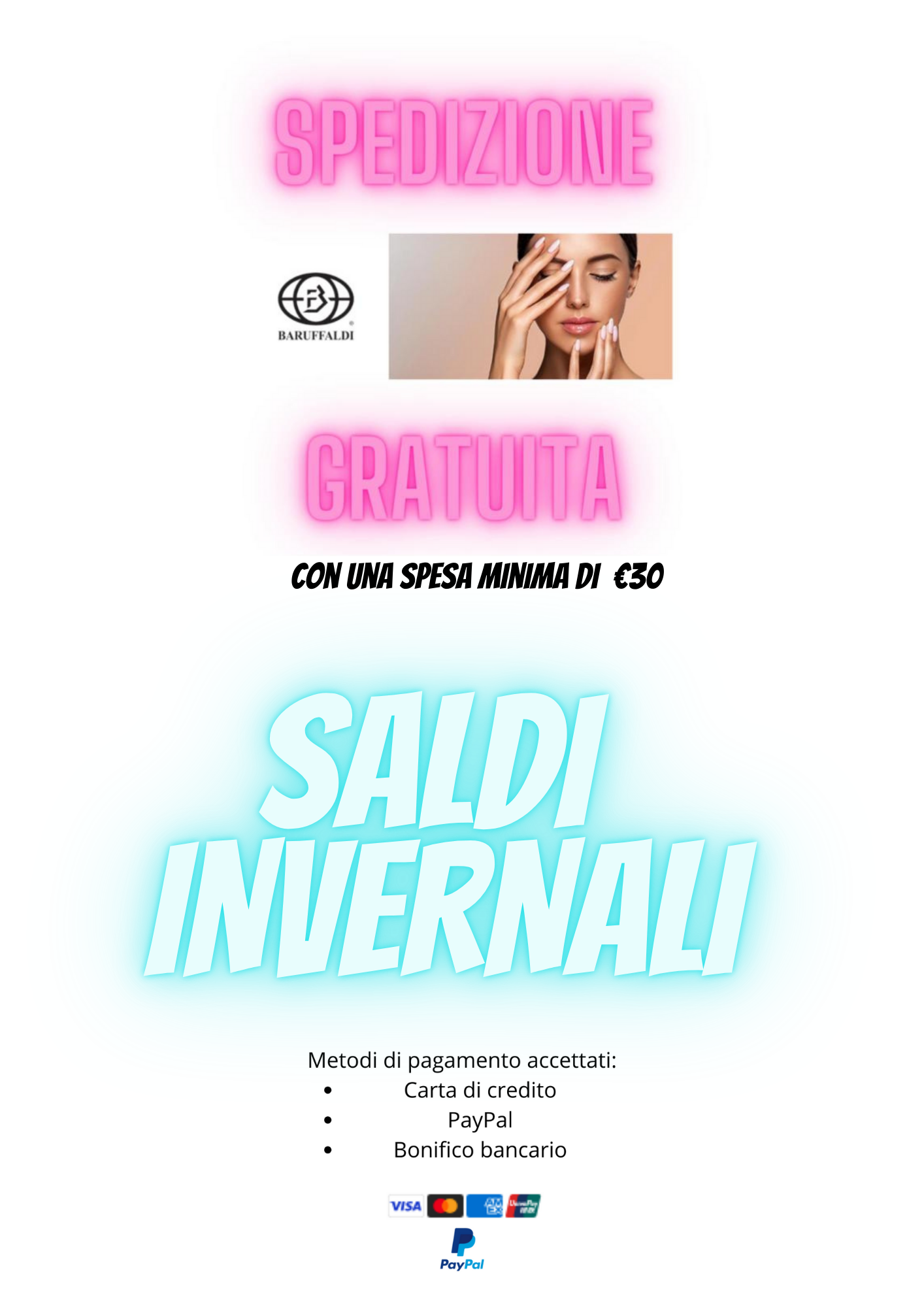 Saldi invernali, sconti, promo