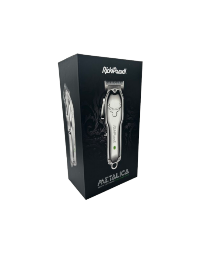 macchinetta metalica riki parodi, capelli, parrucchiere, barbiere
