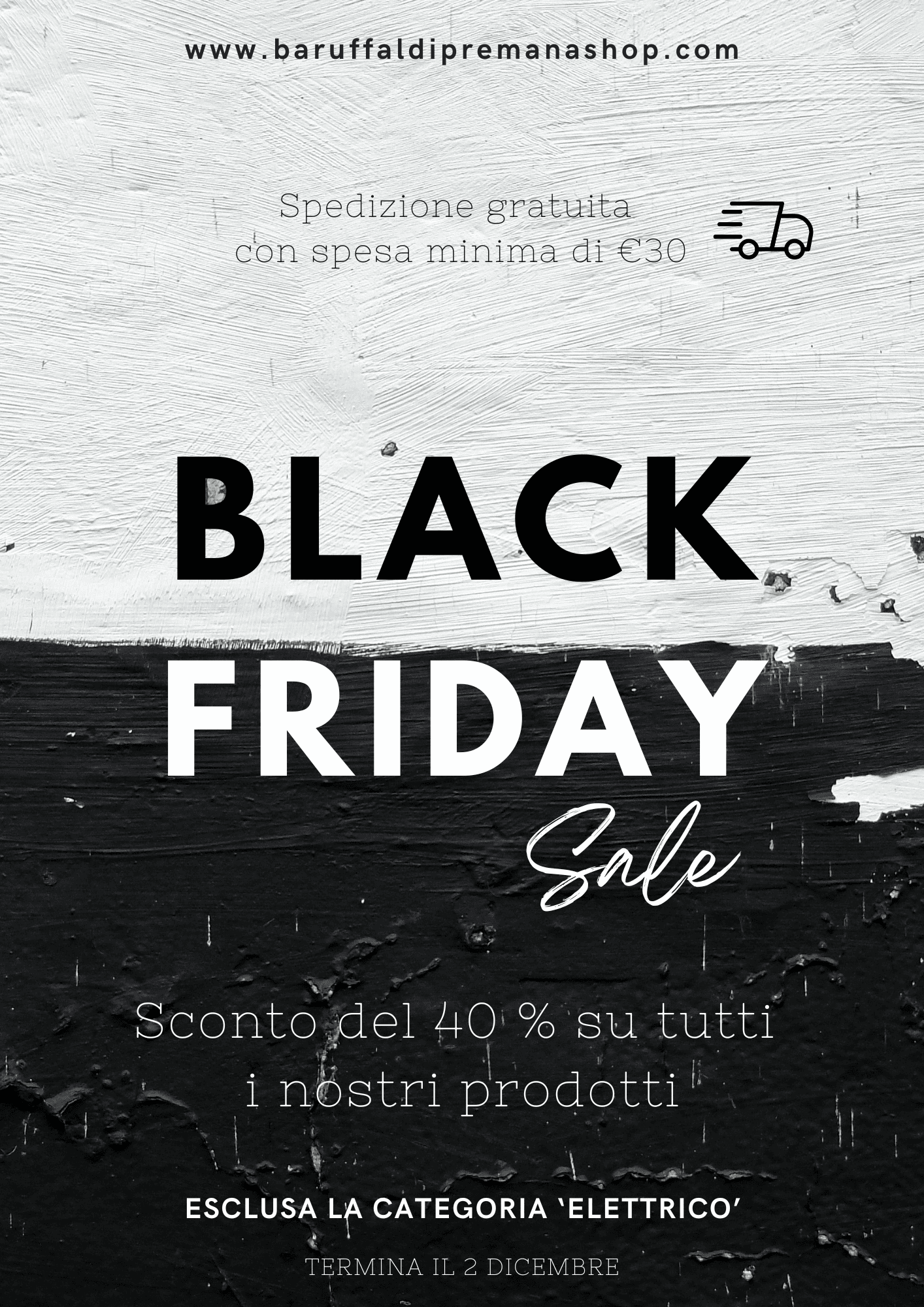 Sconto black friday Baruffaldi novembre 2025 premana